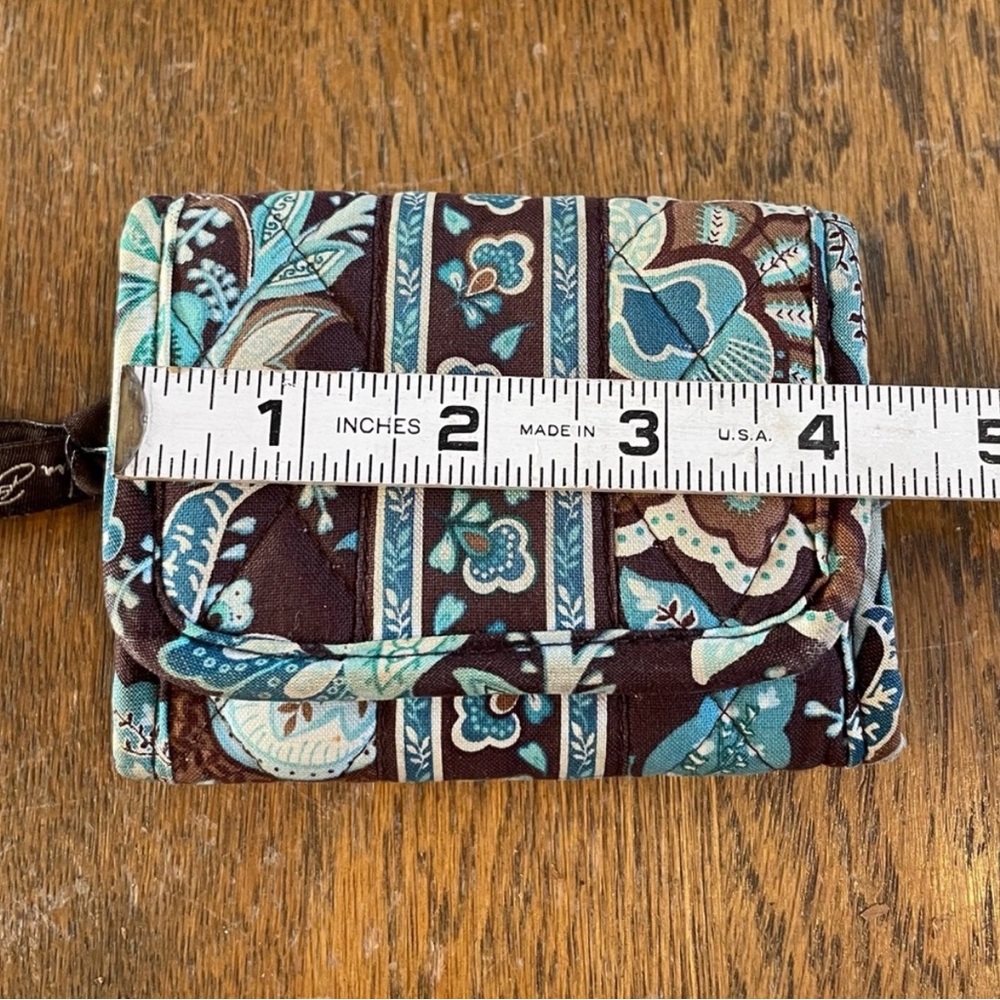 Vera Bradley Java blue tri fold wallet